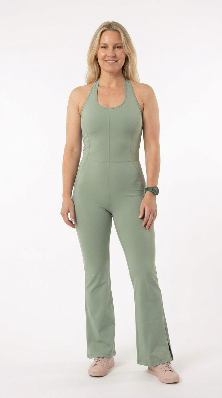 Women’s Halter Flared Jumpsuit