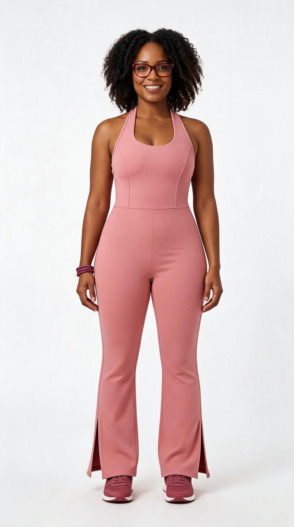Women’s Halter Flared Jumpsuit