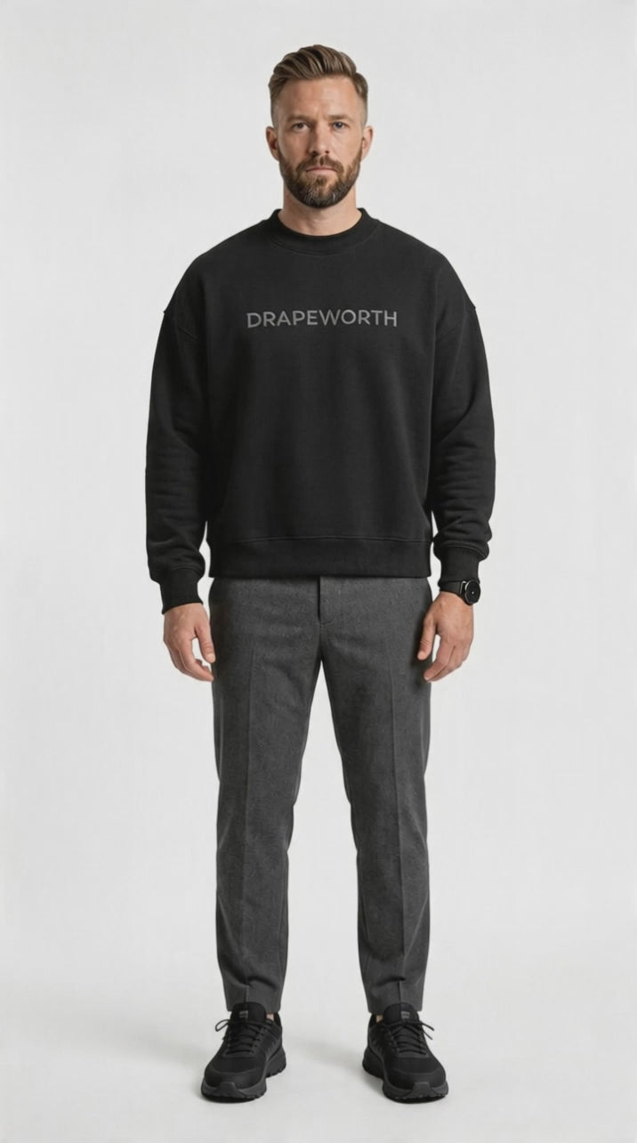 Oversized Slit Detail Sweatshirt – Relaxed Everyday Essential