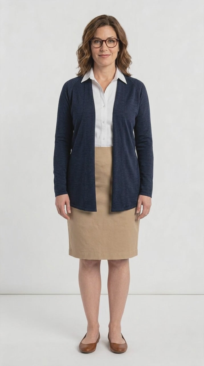 Womens Interlock Cardigan